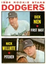 1964 Topps Baseball Cards      014      Rookie Stars-Dick Nen RC-Nick Willhite RC